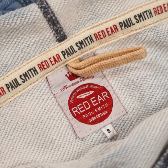 Paul Smith Red Ear “Cloud Wash” Hoodie S — Made in Japan - Contrast stitch - Picture 6 of 12